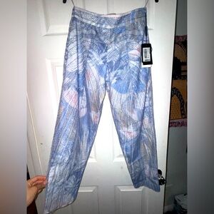 EMPORIO ARMANI ELITE women’s blue trouser with printed lining